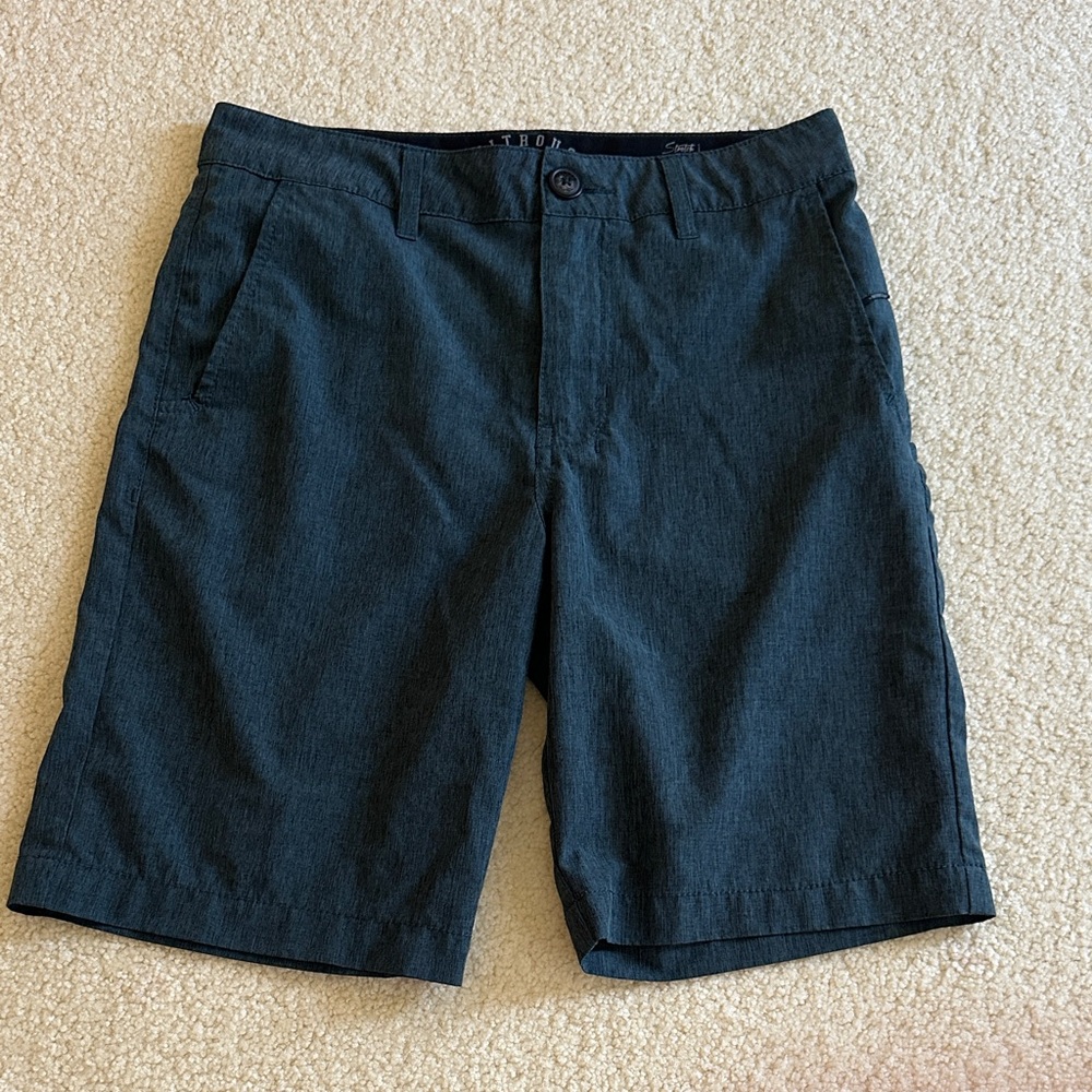 Kids Dark Gray Casual Shorts